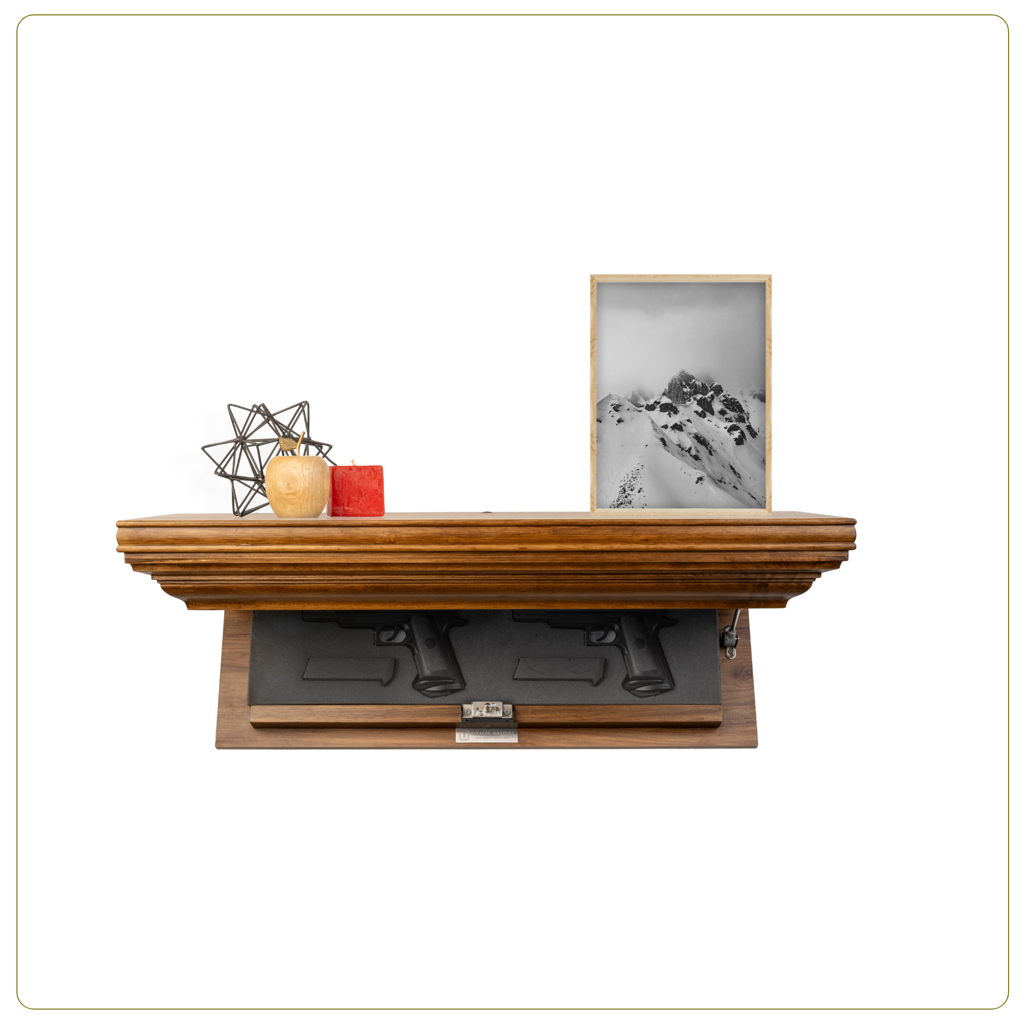 Bravo Handguns Concealment Shelf (Espresso)