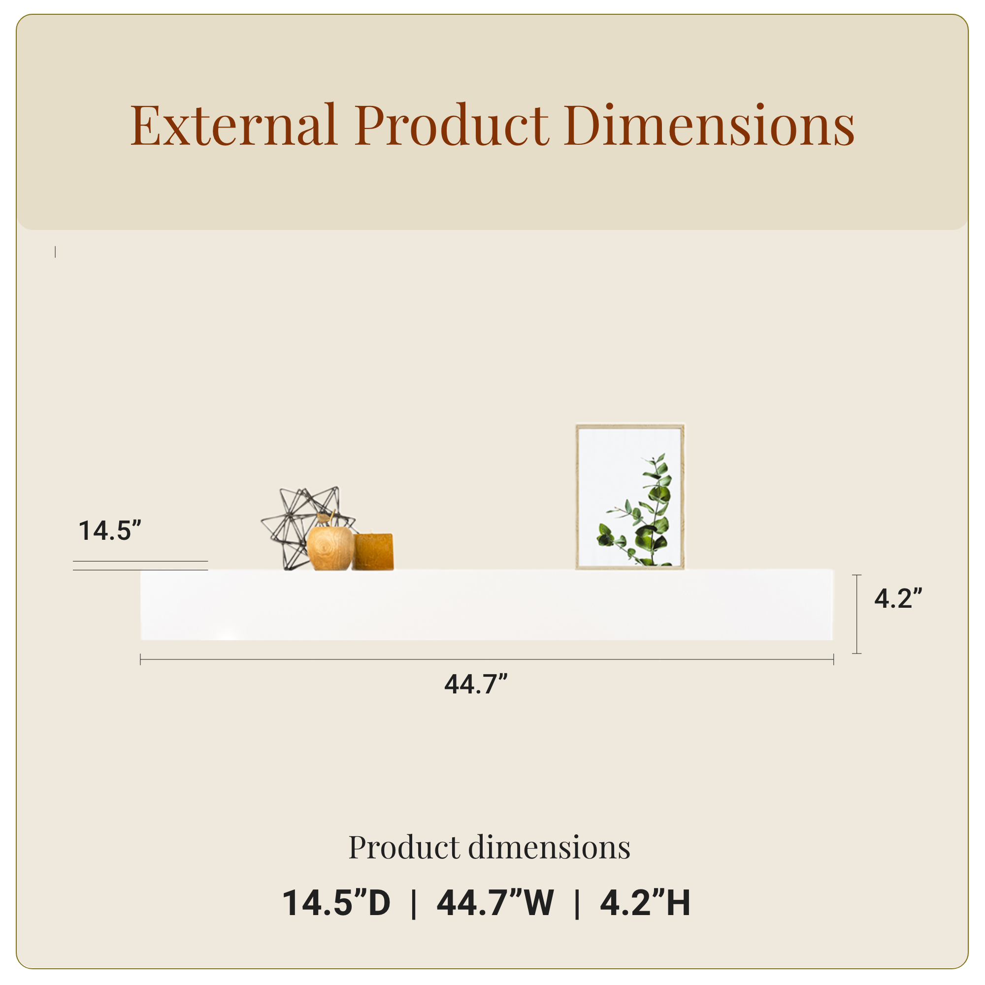Yankee Rifle Concealment Shelf (Brilliant White)