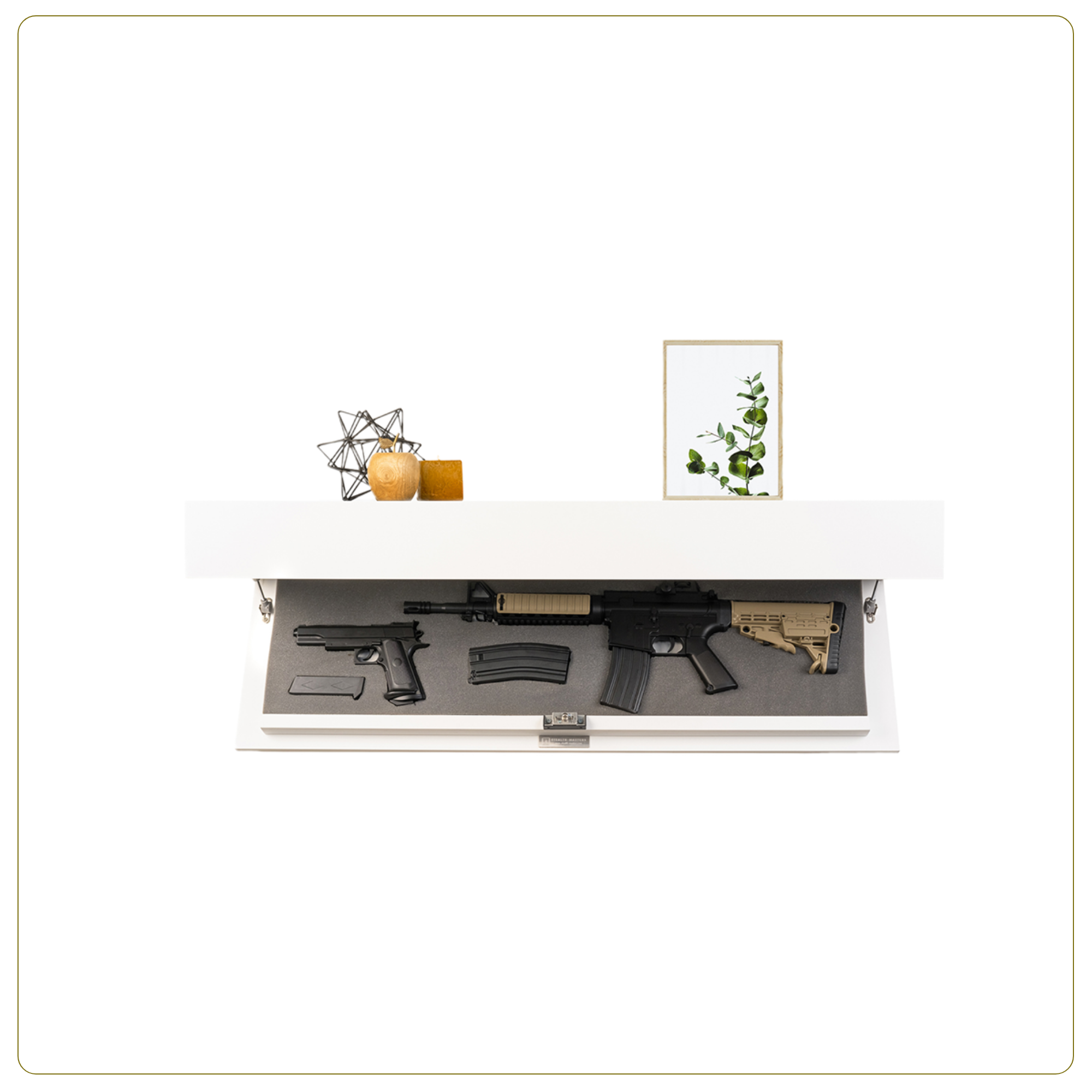 Yankee Rifle Concealment Shelf (Brilliant White)