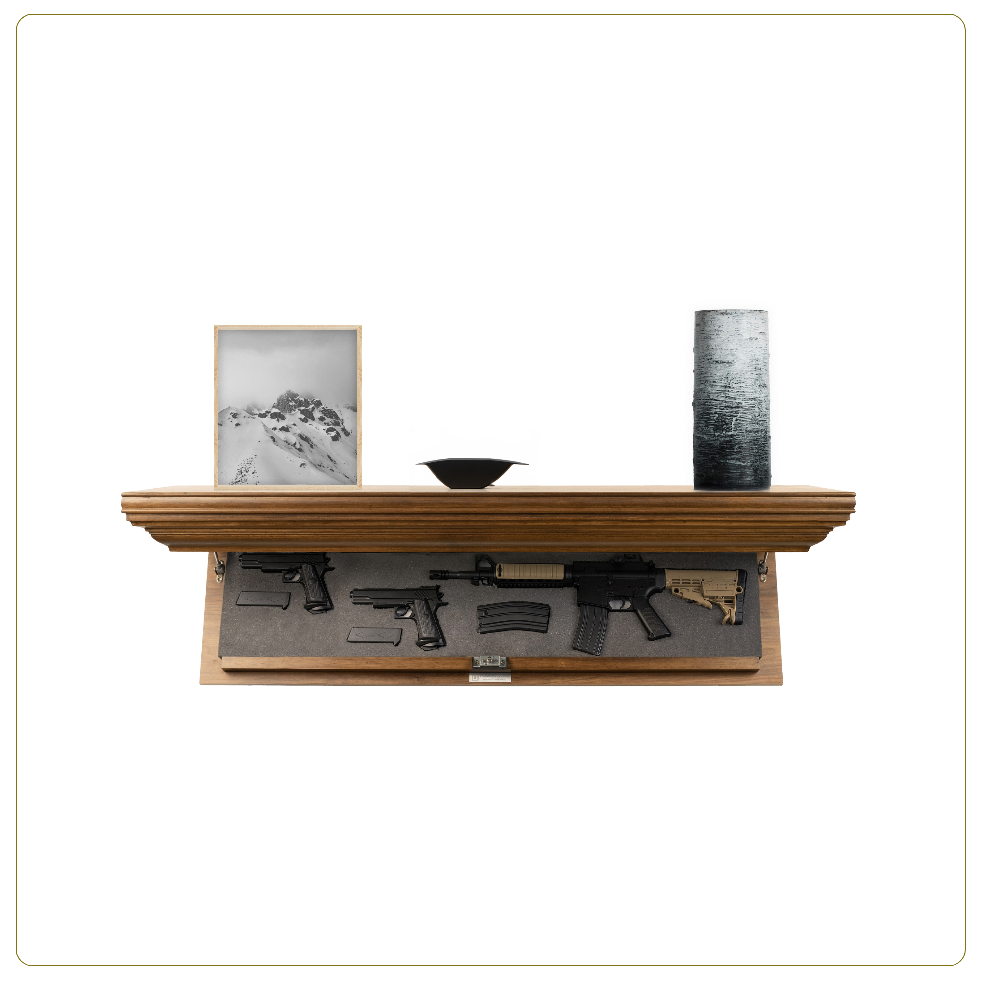 Bravo Large Concealment Shelf (Espresso)