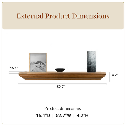 Bravo Large Concealment Shelf (Espresso)